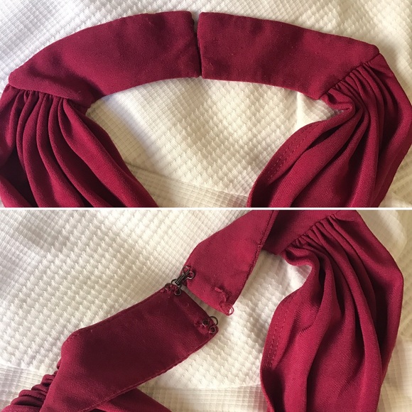 LAST CHANCE 10/13๐ธ BCBGeneration | Cross Front Halter Dress in Purple Berry - Picture 6 of 8